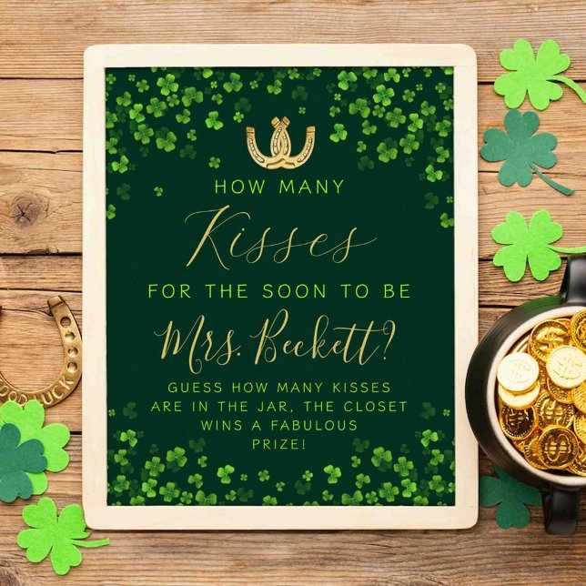 Lucky In Love St. Patrick's Day Bridal Shower Game Poster (Creator Uploaded)