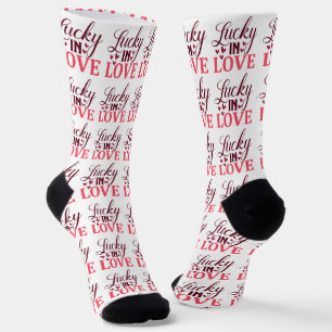 Lucky In Love Valentine Socks