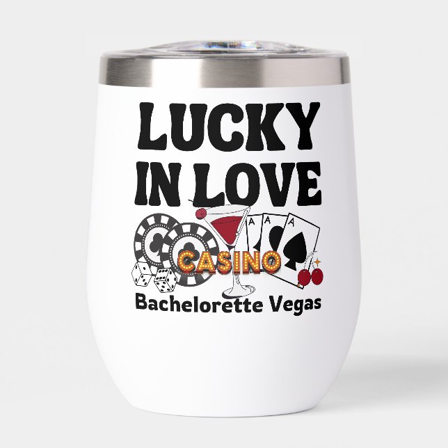 Lucky In Love Water Bottle (Front)