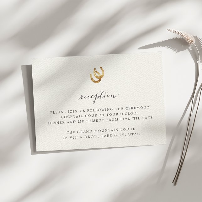 Lucky in Love | Wedding Reception Enclosure Card (Creator Uploaded)
