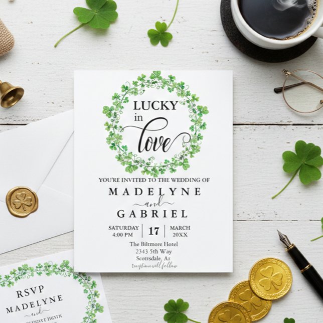 Lucky in Love Wedding St. Patrick's Day Budget  (Creator Uploaded)