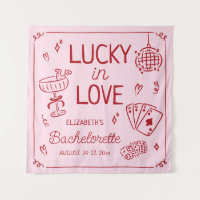 Lucky In Love Whimsical Hand Drawn Bachelorette