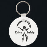Lucky Indalo Keyring<br><div class="desc">In 1868, stone-age cave paintings were discovered in Almería, Spain. The recurring theme was a stick figure holding a rainbow. The Rainbow Man, or Indalo was adopted and believed to ward off evil. Proof came when villages that had displayed the symbol escaped earthquake damage, while those with no Indalo suffered...</div>