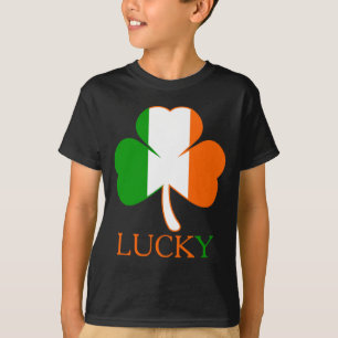 Lucky Ireland Flag Colours St. Patrick's Day Boys T-Shirt