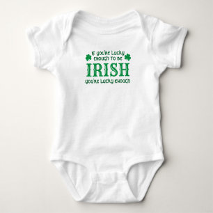 Lucky Irish Baby   St Patricks Day T-Shirt Bodysuit