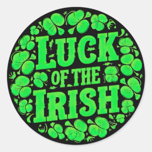 Lucky Irish Clovers Sticker Set