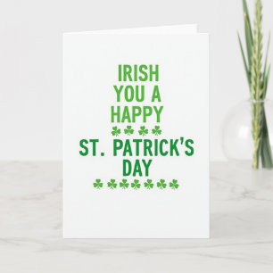 Lucky Irish Day For Partner Card
