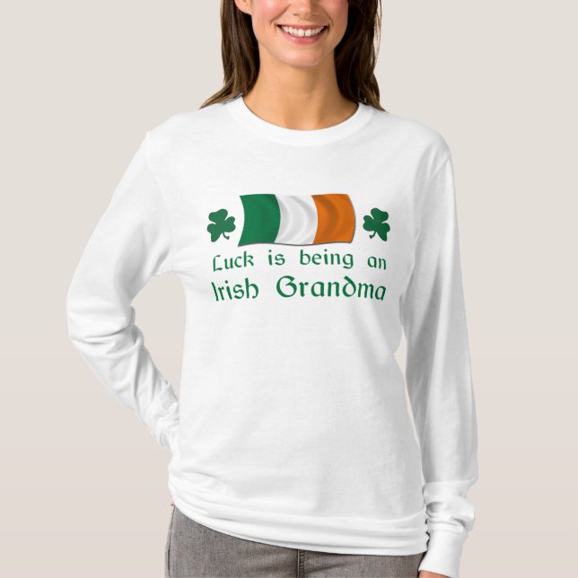 Lucky Irish Grandma T-Shirt (Front)