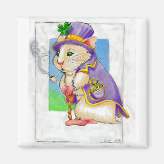 lucky Irish hamster magnet