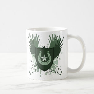 lucky irish horseshoe coffee mug