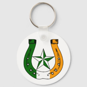 lucky irish horseshoe key ring