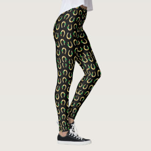 Lucky Irish Horseshoes Leggings