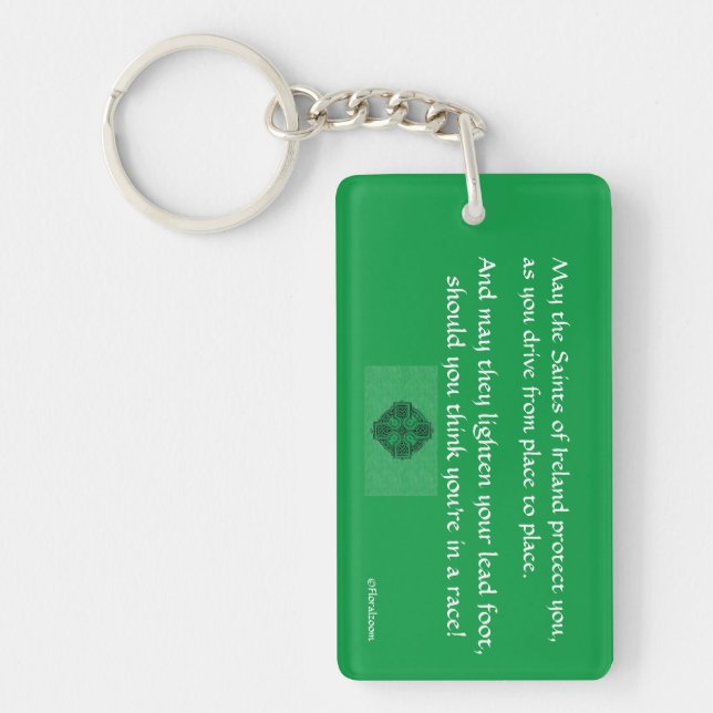 Lucky Irish Key Chain (Front)