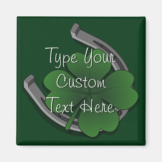 Lucky Irish Magnet Shirt St. Patrick's Home Decor (Front)