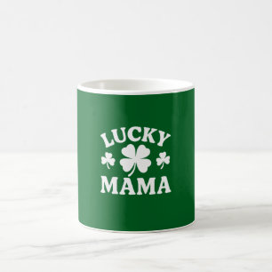 Lucky Irish Mama Matching Family St Patrick’s Day  Coffee Mug