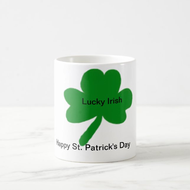 Lucky Irish Shamrock Mug (Center)