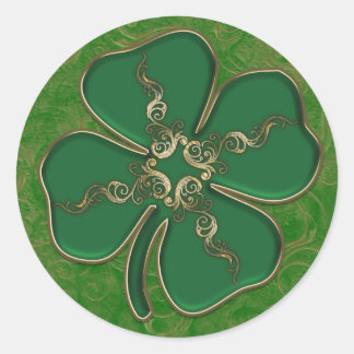 Lucky Irish Shamrock Stickers