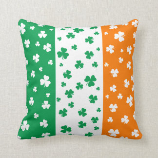 Lucky Irish Shamrocks Cushion