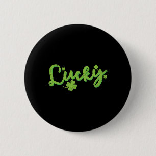 Lucky Irish St. Patricks Day 6 Cm Round Badge