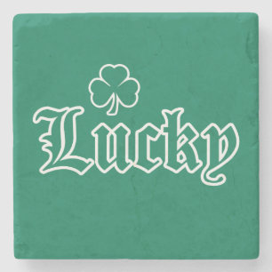 Lucky Irish  Stone Coaster
