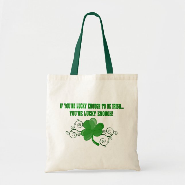 Lucky Irish Tote Bag (Front)