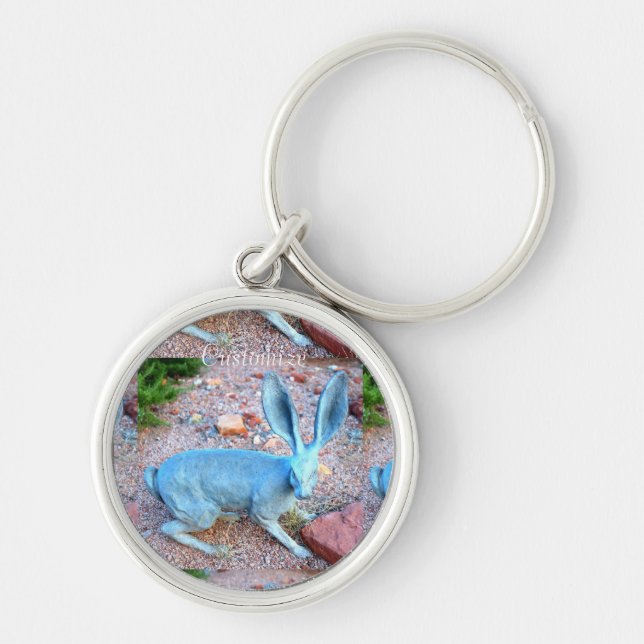 Lucky jackrabbit Thunder_Cove Key Ring (Front)