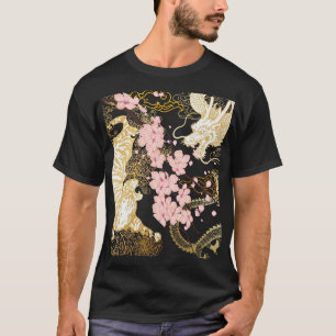 Lucky Japanese Art of Tiger and Dragon T-Shirt