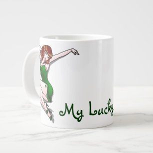 Lucky Jumbo Cup Lucky Personalised Mug