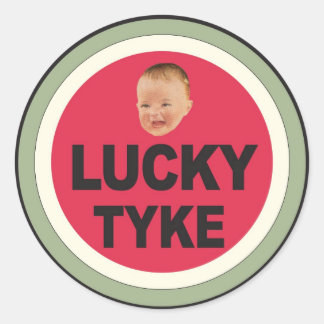 Lucky Kid Classic Round Sticker