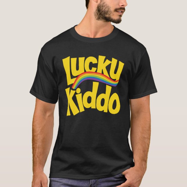 Lucky Kiddo Saint Patrick s Day T-Shirt (Front)