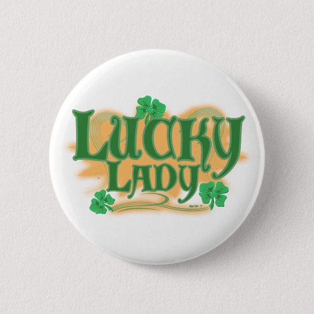 Lucky Lady Grn Buttons (Front)