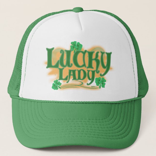Lucky Lady Grn Hat (Front)