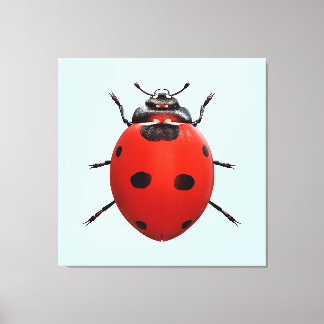 Lucky Ladybug Canvas Print (Front)