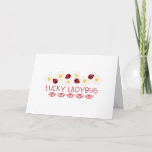 Lucky Ladybug Card