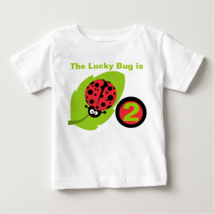 Lucky Ladybug Customisable Birthday T-shirt