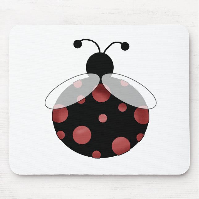 Lucky Ladybug Mouse Mat (Front)