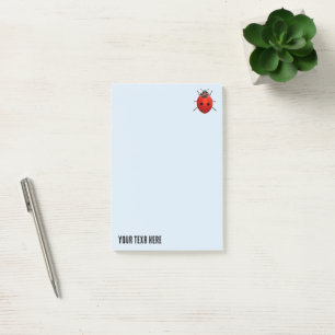Lucky Ladybug Post-it Notes