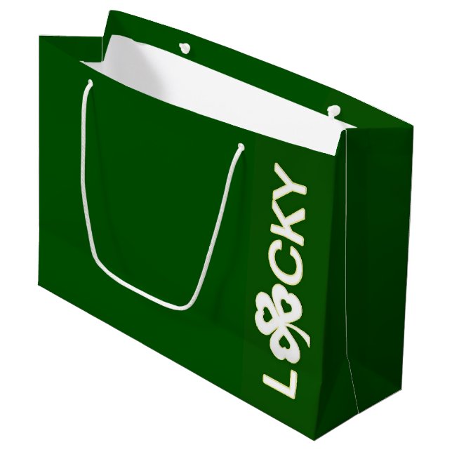 Lucky Large Gift Bag (Front Angled)