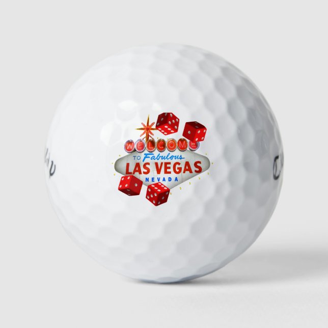 Lucky Las Vegas Golf Balls (Front)