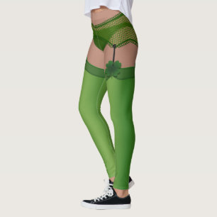 Lucky Leggings Funny St. Patrick's Costume Pants