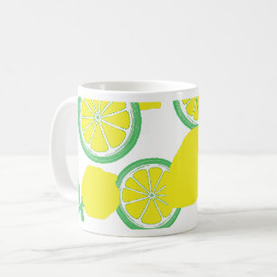 Lucky Lemons Organic Funky Coffee Tea Mug