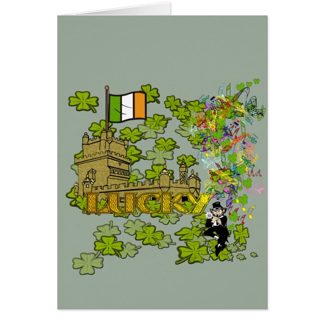 Lucky Leprechaun and His Irish Castle (Front)