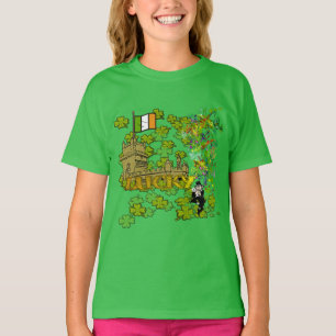 Lucky Leprechaun and His Irish Castle T-Shirt