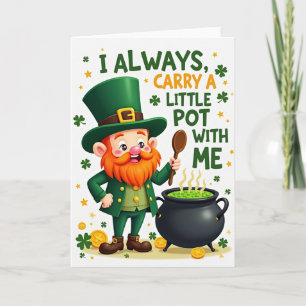 Lucky Leprechaun Brew Card