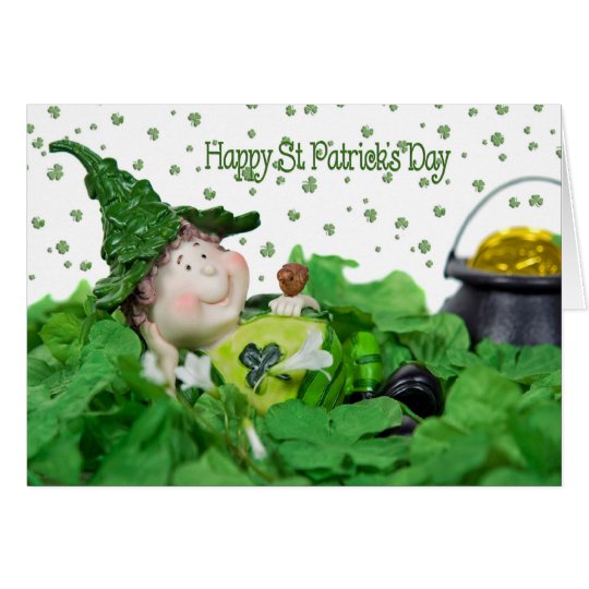 Lucky Leprechaun Card