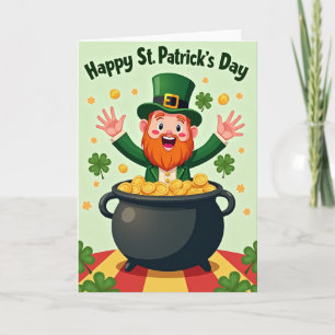 Lucky Leprechaun Day Card