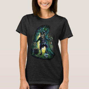 Lucky Leprechaun Funny St. Patricks Day Horror Vin T-Shirt