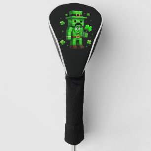 Lucky Leprechaun Funny St Patrick's Day Video Game Golf Head Cover