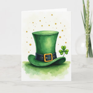 Lucky Leprechaun Hat Card