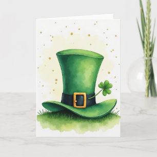 Lucky Leprechaun Hat Day Card